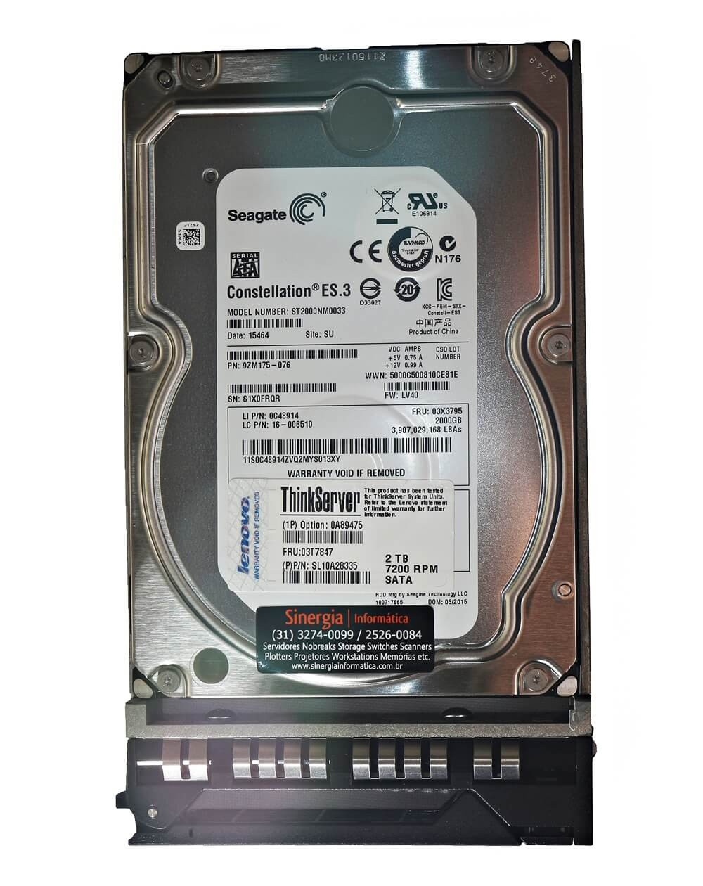 X HD Lenovo TB SATA Gbps K RPM LFF ThinkServer Enterpise Hot Swap RD RD