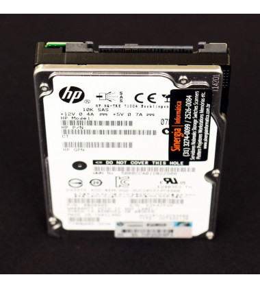 B Hd Hpe Gb Sas Gbps K Rpm Sff Enterprise Hot Plug Para Servidor Dl