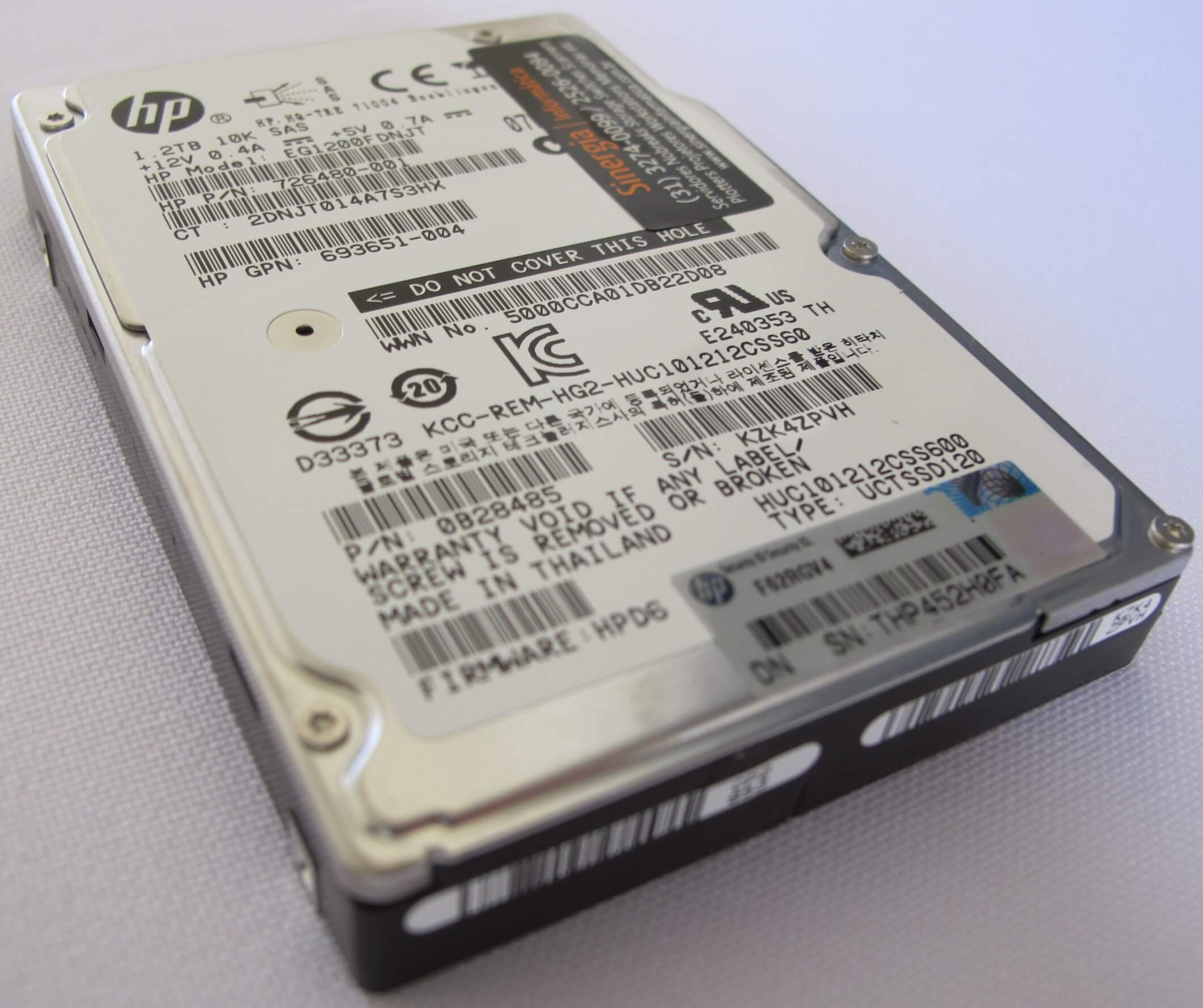 Eg Fdnjt Hd Hpe Tb Sas Gbps K Rpm Sff Enterprise Hot Plug