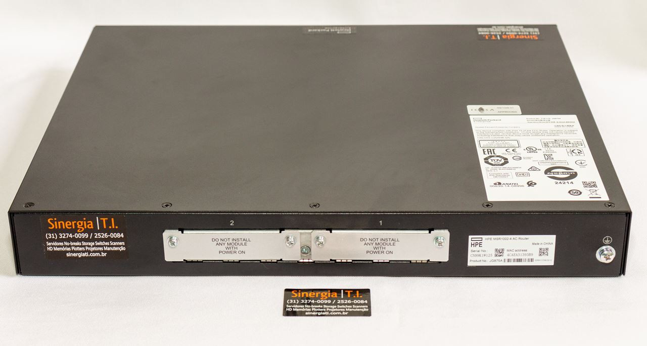 MSR1002-4 Router | HPE FlexNetwork MSR1002 4 AC Router - Roteador ...