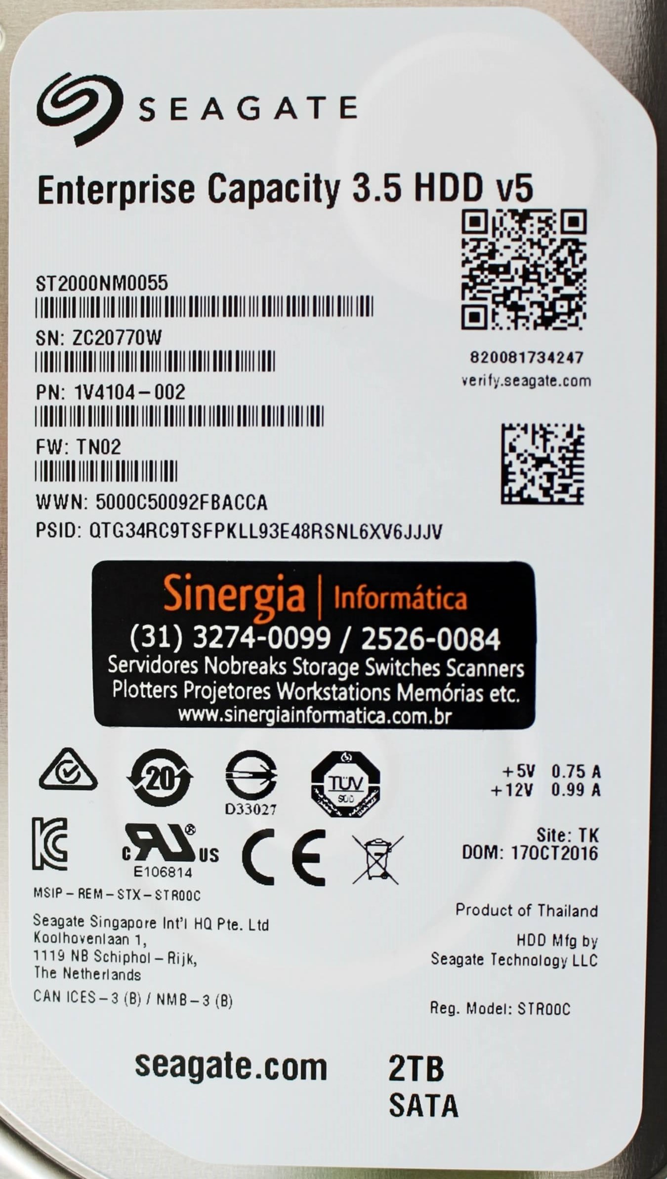 Seagate Exos 7E8, 6TB HDD, Top Zustand, SATA 3.5" (Gebraucht) In - Foto 4