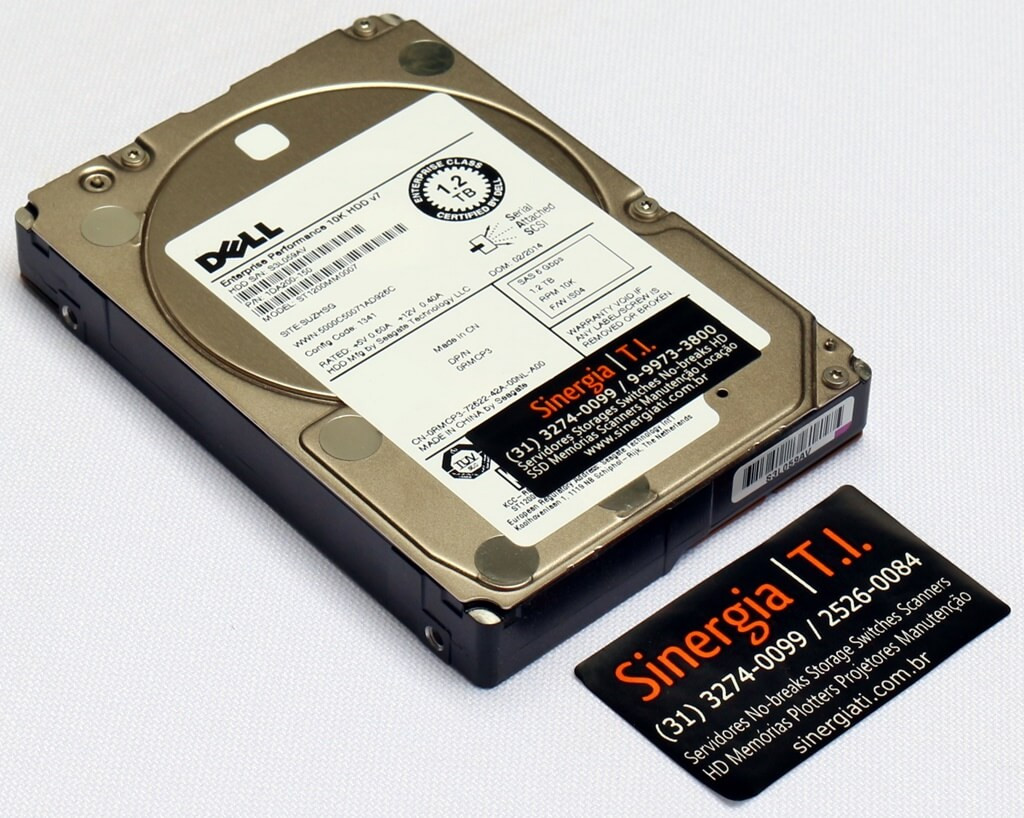 RMCP3 0RMCP3 Dell 1,2 TB ST1200MM0007 10 K RPM 6 Gb/s 2,5" Disco