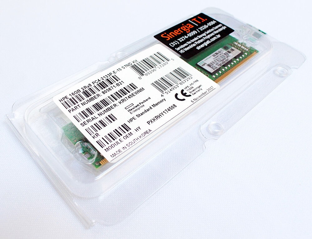 HMA82GU7MFR8N-TF | Memória HPE 16GB Dual Rank x8 DDR4-2133 para ...