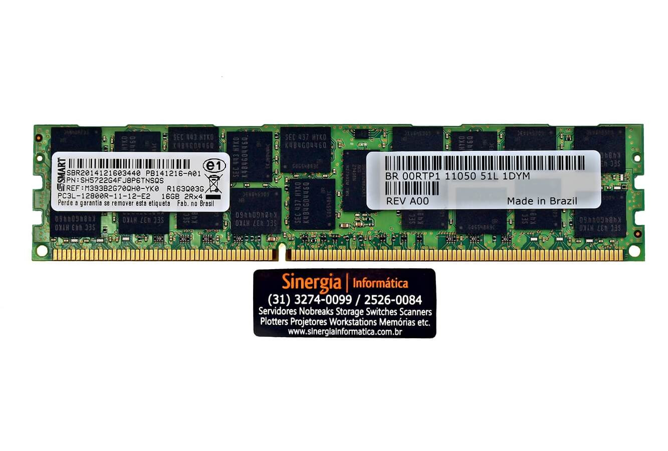 16gb module dell poweredge r320 r420 r520 r610 r620... 319-2080 Memória RAM Dell 16GB Dual Rank x4 PC3-12800 DDR3-1600MHz ECC ...