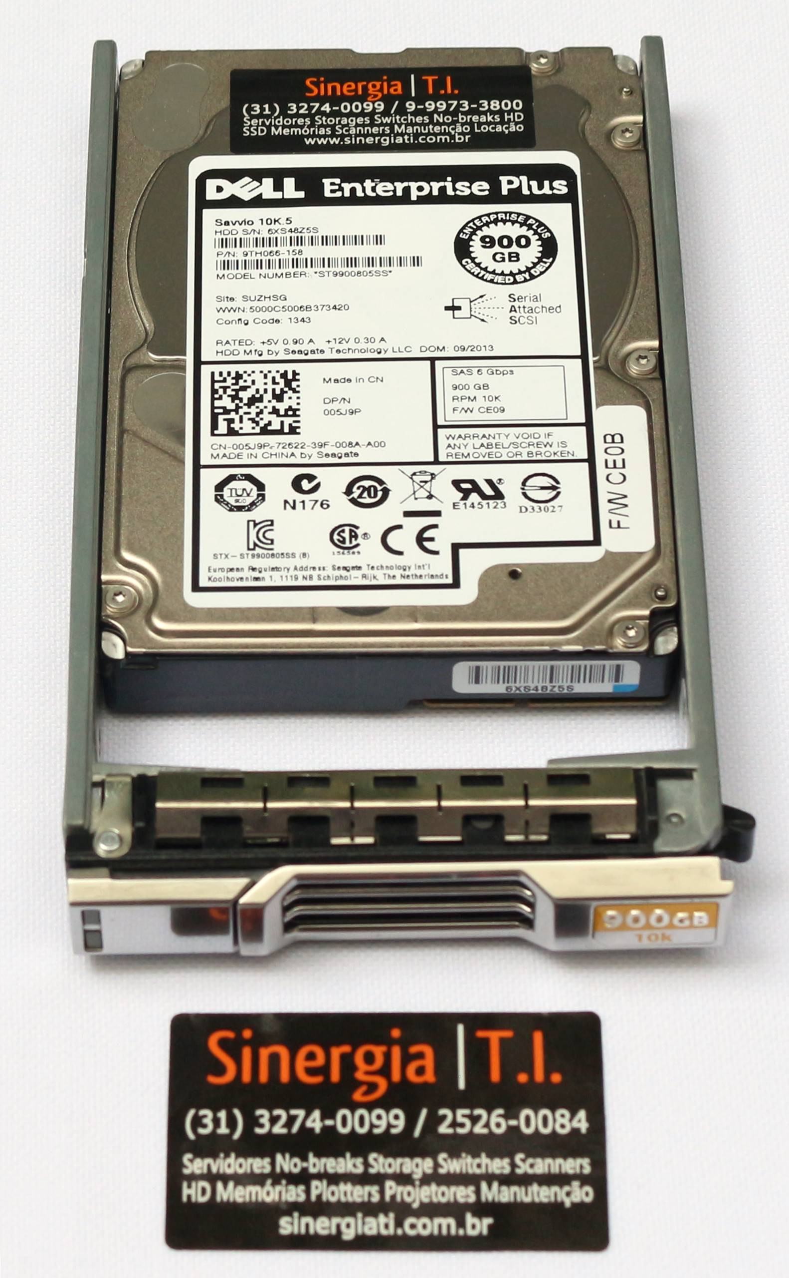 Dell 600Gb 6G 15K 3.5 Sas Hdd, SSD, 15000 RPM at ₹ 5000/piece in New
