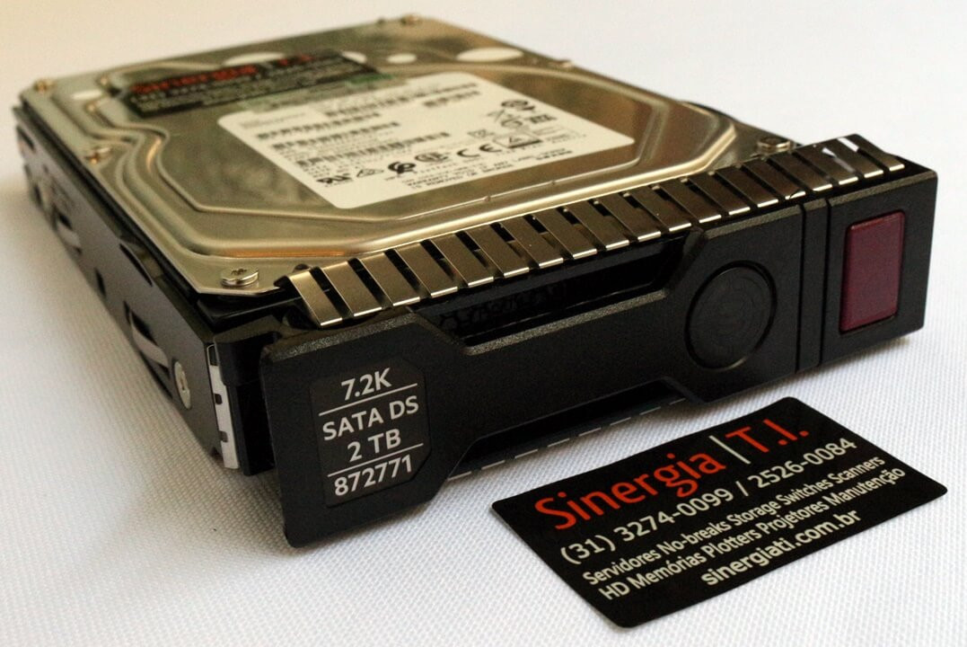872489B21 HD HPE 2TB SATA 6 Gbps 7.2K RPM LFF 3,5" para Servidor