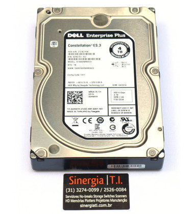 9ZM270-157 HD Dell 4TB SAS 6 Gbps 7.2K RPM 3,5