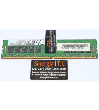 Memória RAM 16GB para Servidor Lenovo Thinksystem SR530 DDR4 2666MHz 1.2V ECC Envio Imediato