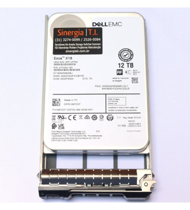 ST12000NM006J HD Exos X18 12TB SAS 12Gbps 7.2K 3,5