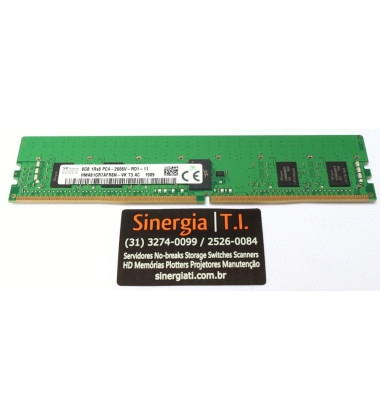 PC4-2666v-RD2-11 Memória RAM 8GB Genuína para Servidor Dell 2666MHz DDR4 RDIMM PC4 1Rx8 Envio Imediato
