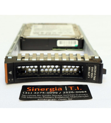 01EJ022 | HD IBM 1.2TB SAS 12 Gbps 10K RPM para Storage V5010E Storwize V5030E P/N: - 3
