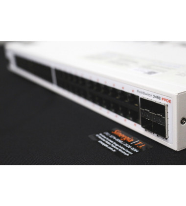 FS-248E-FPOE Switch Fortinet FortiSwitch 248D 48 Portas 10/100/1000 + 4 portas 1 GE SFP Gerenciável Camada 2 e 3 POE 740W em estoque