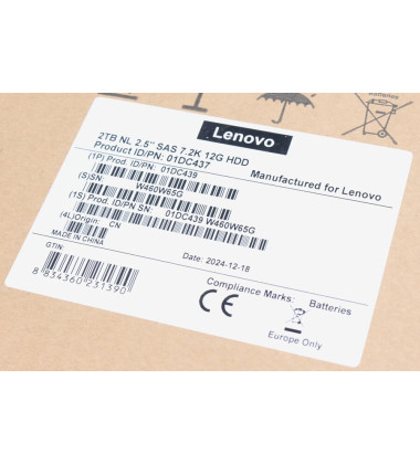 1VD200-156 HD 2TB SAS 12Gbps 7.2K RPM SFF 2.5