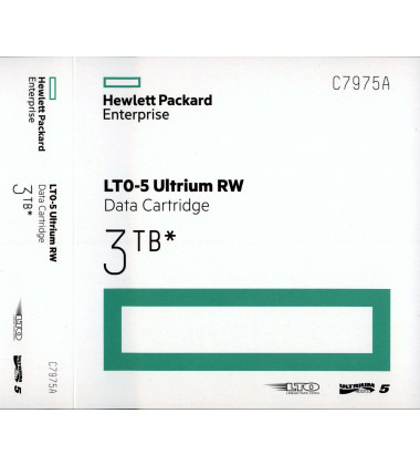 C7975A Fita dados HP Ultrium LTO-5 1.5/3TB envio imediato
