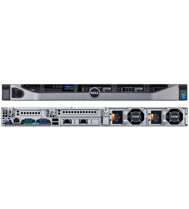 R540 Servidor Dell PowerEdge R540 Xeon Silver 4110 210-AMMQ-7LSR frente e verso