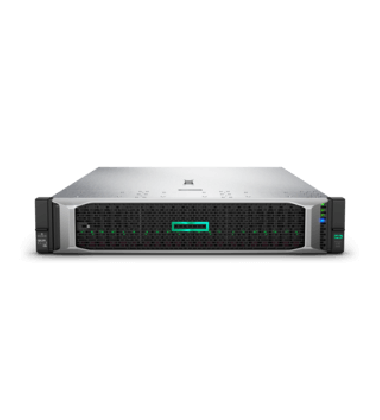 Foto de frete com Bezel Servidor HPE ProLiant DL380 Gen10 2P 5118 64GB-R P408i-a 8SFF 2x800W PS PN: 875773-S05