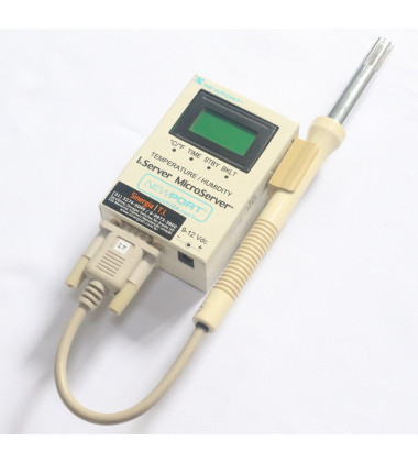 Sensor de Temperatura/Umidade baseado em Ethernet Newport iServer MicroServer Pronta Entrega