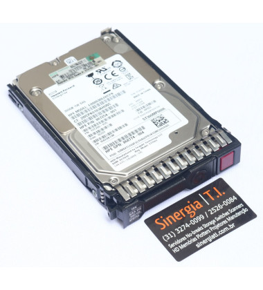 HD 300GB SAS 15K RPM 2,5" 12Gbps para Servidor HP ProLiant DL380 Gen9 V4 Pronta Entrega