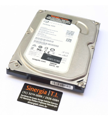 ST500DM002 HD Seagate 500GB 3,5' SATA 7.2RPM 6Gbps para Desktop Pronta Entrega