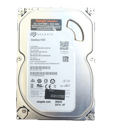 ST500DM002 HD Seagate 500GB 3,5' SATA 7.2RPM 6Gbps para Desktop Em Estoque