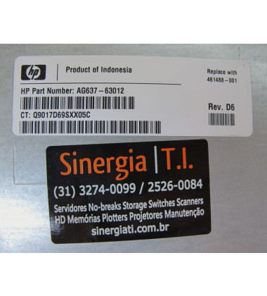 AG637-63012 Controladora para Storage HPE 6300 EVA P/N Preço