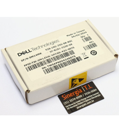 407-BCWZ Gbic Dell SR Optic 25GbE 85C Transceptor All SPF28 Portas Pronta Entrega