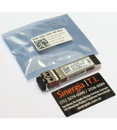 02K1YV Gbic Dell SR Optic 25GbE 85C Transceptor All SPF28 Portas Envio Imediato