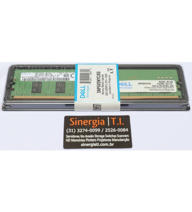 Memória RAM 8GB DDR4 RDIMM 3200MHz ECC 1Rx8 para Servidor PowerEdge R440 Em estoque