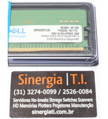 Memória RAM 8GB DDR4 RDIMM 3200MHz ECC 1Rx8 para Servidor PowerEdge R840 Preço