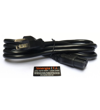 Cabo de Força Dell C15 125V 13A 1.5M para Servidor e PC P/N: 09KKCP Padrão Americano Pronta Entrega