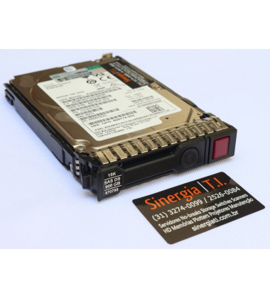 HD 900GB SAS 12Gbps 2,5" SFF 7.2K RPM Genuíno para Servidor HPE ProLiant DL380 Gen10 G10