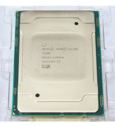 Processador Intel Xeon Silver 4210R de dez núcleos 2.4GHz, 13M Cache, Turbo, 100W, DR4-2400 Pronta Entrega