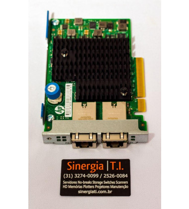701525-001 HP Adaptador Ethernet 10Gb 2 portas 561FLR-T para Servidores Gen9 spares envio imediato