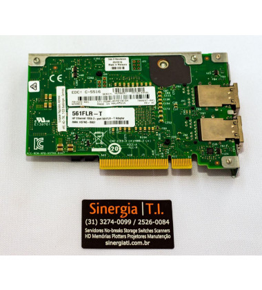 HSTNS-B007 HPE Adaptador Ethernet 10Gb 2 portas 561FLR-T para Servidores Gen9 spares RWN pronta entrega