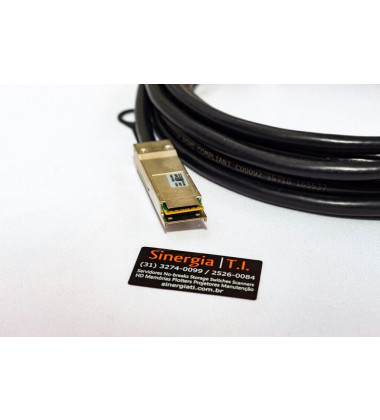 JG328A HPE FlexNetwork X240 40G QSFP+ QSFP+ 5m Direct Attach Copper Cable estoque