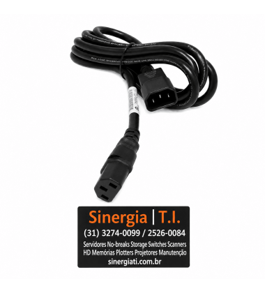142263-001 Cabo de alimentação IEC-320 C14 C13 1.8m Tripolar para Servidores HPE ProLiant Envio Imediato