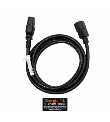 142263-001 Cabo de alimentação IEC-320 C14 C13 1.8m Tripolar para Servidores HPE ProLiant Em Estoque