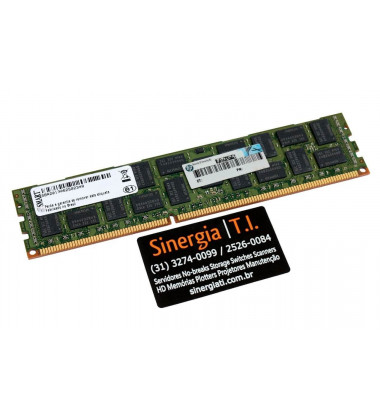 500203-061 Memória RAM HPE 4GB DDR3 1333MHz ECC Registrada para Servidor pronta entrega