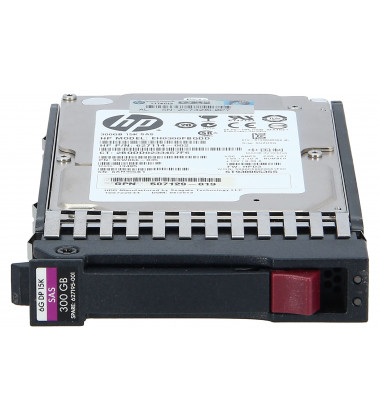 627117-B21 | HD HPE 300GB SAS 6 Gbps 15K RPM SFF 2.5" Hot Plug Enterprise 3 yr Warranty Hard Drive