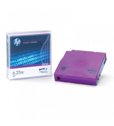 C7976A Fita de dados HP Ultrium LTO-6 2.5TB/6.25TB em estoque