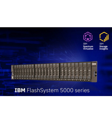 2072-2H2 IBM FlashSystem Storage 5010 LFF 7 x 12TB SAS 7.2K - 72TB Líquidos imagem