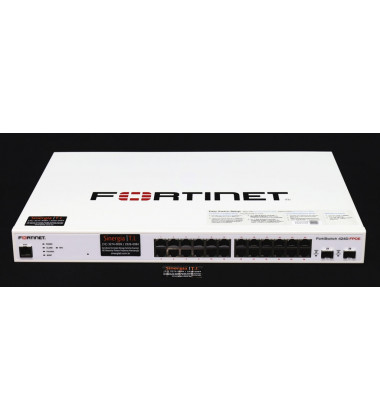 FortiSwitch 424D FPOE Switch Fortinet FortiSwitch 424D 24 Portas 10/100/1000 + 2 portas 10 GE SFP+ Gerenciável Camada 2 e 3 POE 370W pronta entrega
