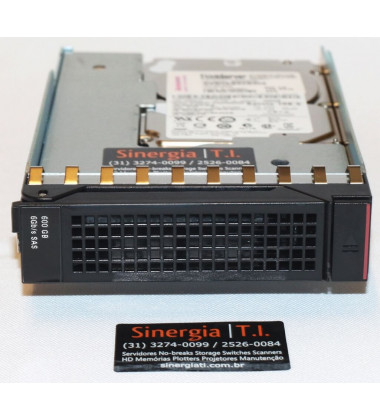 4XB0G88729 HD Lenovo 600GB SAS 6Gbps 10K RPM 3.5" Hot Swap para Servidor RD350 RD450 pronta entrega