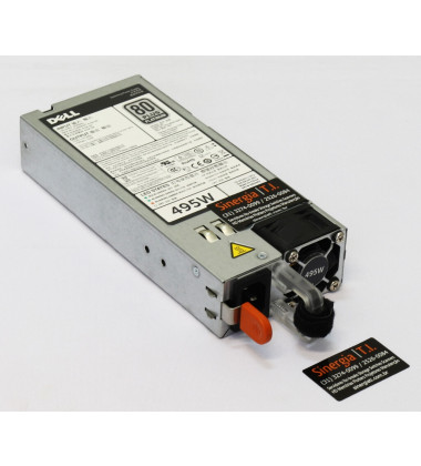 D495E-S0 Fonte redundante 495W Dell para Servidor PowerEdge R620 R720 R720xd R820 T320 T420 T620 em estoque
