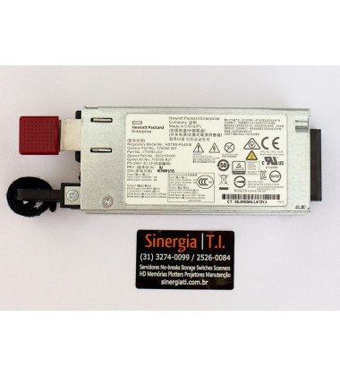 775595-B21 Fonte Redundante Para Servidores HPE ProLiant DL160 DL180 ML150 Gen9 900W pronta entrega