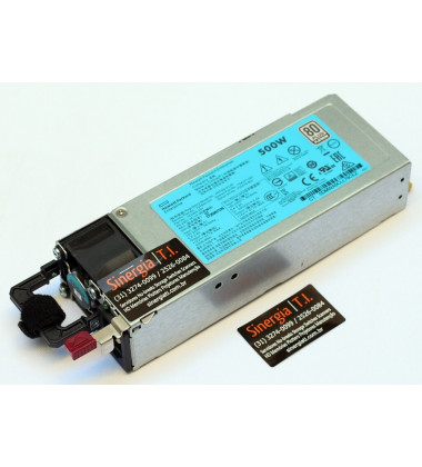PS-2501-3C-LF Fonte HPE 500W Servidores ProLiant DL360 DL380 ML350 Gen9 em estoque