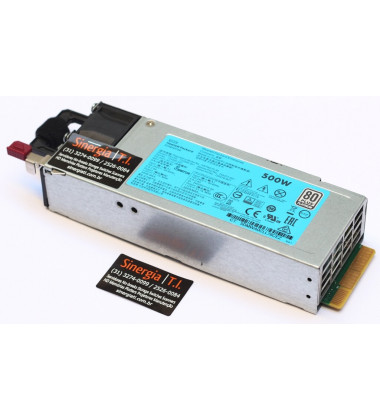 723594-001 Fonte HPE 500W Servidores ProLiant DL360 DL380 ML350 Gen9 envio imediato