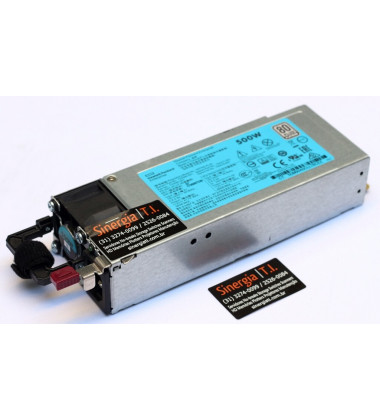 HSTNS-PL40 Fonte HPE 500W Servidores ProLiant DL360 DL380 ML350 Gen9 peça do fabricante