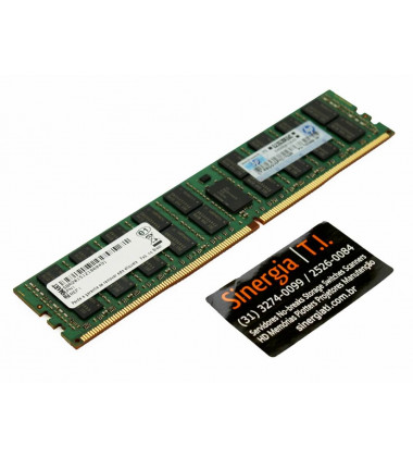 752368-081 Memória HPE 8GB (1x8GB) Single Rank x4 DDR4-2133 para Servidores DL120 DL160 DL180 DL360 DL380 DL560 DL580 ML110 ML150 ML350 Gen9