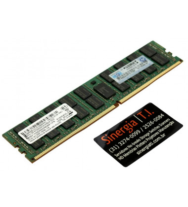 752369-081 Memória HPE 16GB (1x16GB) Dual Rank x8 DDR4-2133 para Servidores DL120 DL160 DL180 DL360 DL380 DL560 DL580 ML110 ML150 ML350 Gen9